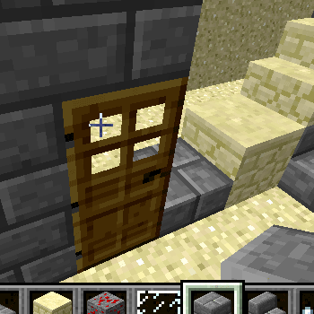 Using a 2D object to create a door