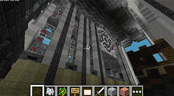9 alters facing north east from below